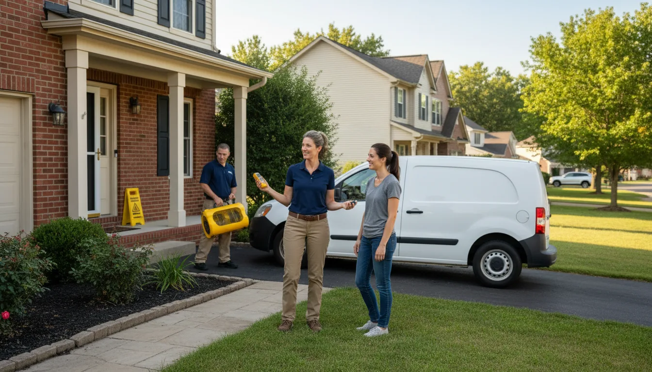 Water restoration image for Dehumidification And Cleanup Services in Sunfield, MI